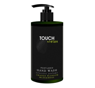 TOUCH&Relax парфюмированный гель для мытья рук флердоранж мускус и мох 450 мл 