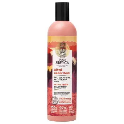 Siberica шампунь для поврежденных волос восстановление био 400 мл 