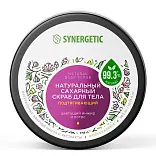 Synergetic скраб для тела глубокое очищение и питание цветущий инжир и лотос 300 мл