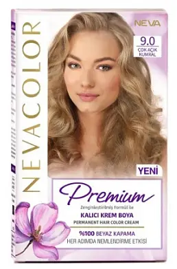 Nevacolor Е стойкая крем краска для волос 9.0 экстра светло коричневый
