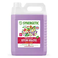Synergetic крем мыло жидкое биоразлагаемое для мытья рук и тела дикие ягоды 5 л