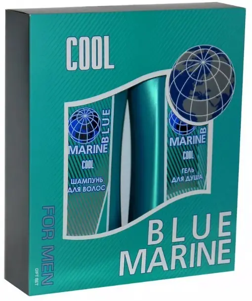 Blue marine под набор шампунь 250 гель для душа 250 муж
