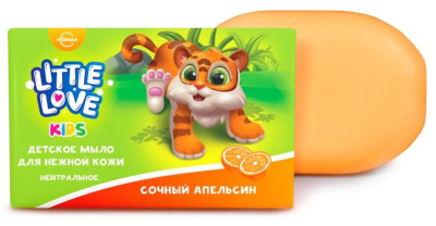 Little love мыло детское сочный апельсин 90 г 