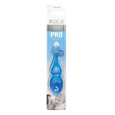 ROCS Зубная щётка для детей BABY от 0 до 3 лет
