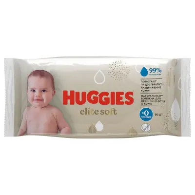 Huggies Soft влажные салфетки для новорожденных 56 шт 