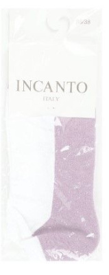 Носки женские cot IBD731004 по 100/10 bianco lilla м 2 носки хлопок 