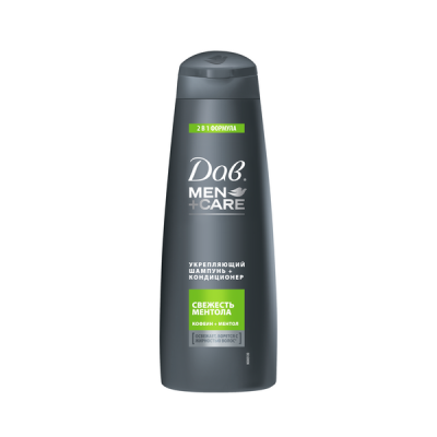 Дав men шампунь кондиционер 2в1 свежесть ментола 380 мл 