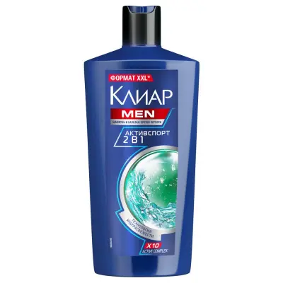 men для мужчин 2в1 шампунь и бальзам ополаскиватель активспорт против перхоти для мужчин с цинком 610 мл 
