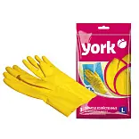 York перчатки резиновые размер l