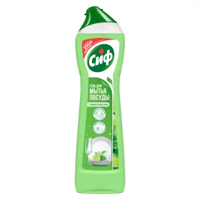 Сиф гель для мытья посуды с ароматом свежего лайма и мяты 500 мл 