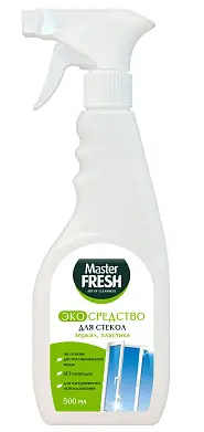 Master FRESH экологичный спрей для стекол зеркал пластика 500 мл