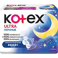 Kotex ultra ночные гигиенические прокладки 7 шт