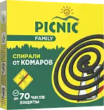 Picnic средство инсектицидное антикомариная спираль 10 шт