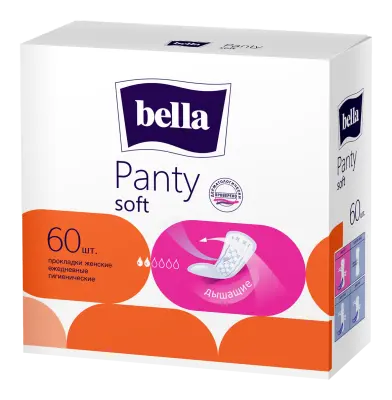 BELLA Прокладки ежедневные SOFT, 60 шт. 