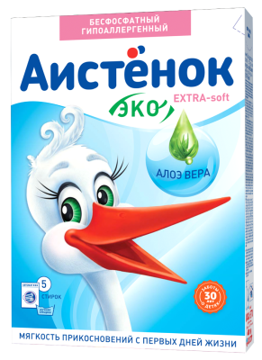 Аистенок extra soft стиральный порошок детский 400г 