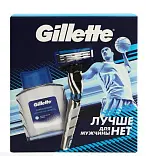 Подарочный набор gillette 3d с 1 кассетой+лосьон после бритья Ice 50 мл