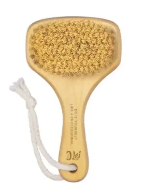 Lei массажная щетка для сухого массажа тампико с покрытием 