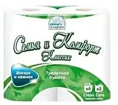 Туалетная бумага семья и комфорт классик 4 шт 2 сл