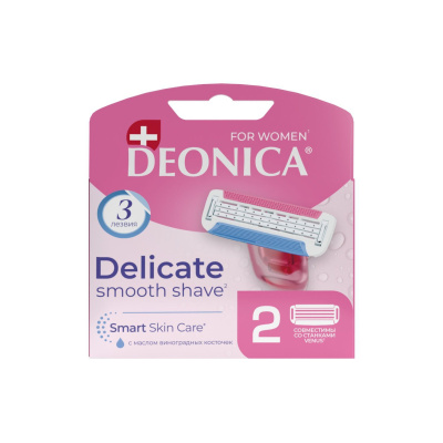 Deonica 3 for women сменные кассеты 2 шт 