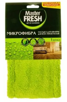 Master FRESH насадка для швабры флеттер микрофибра бархат 1 шт 