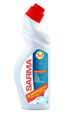 Невская Косметика гель для сантехники сарма с хлором универсальный 750 мл 