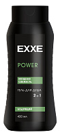 Exxe men гель для душа 2 в1 бодрящий 400 мл