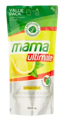 Япония мама бальзам для мытья посуды лимон 600 мл дой пак 