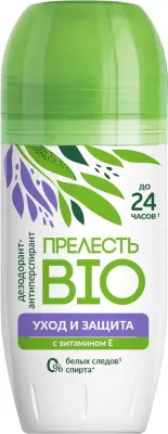 Прелесть био дезодорант уход и защита 50 мл ролик 
