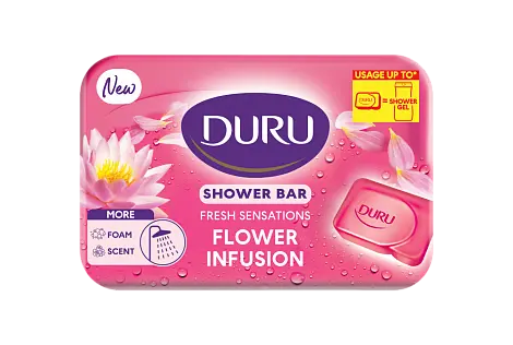 Duru fresh sensations мыло для душа освежающее цветочное наслаждение с цветочными экстрактами 150 гр