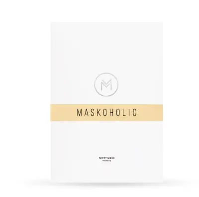 Maskoholic маска для лица и шеи тканевая противоотечная с пептидным комплексом eye regener 