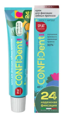 SPLAT крем для протезов мята и цитрус 40 г 