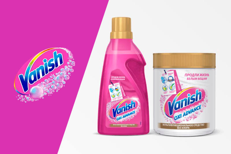Vanish – эффективное решение в борьбе с пятнами
